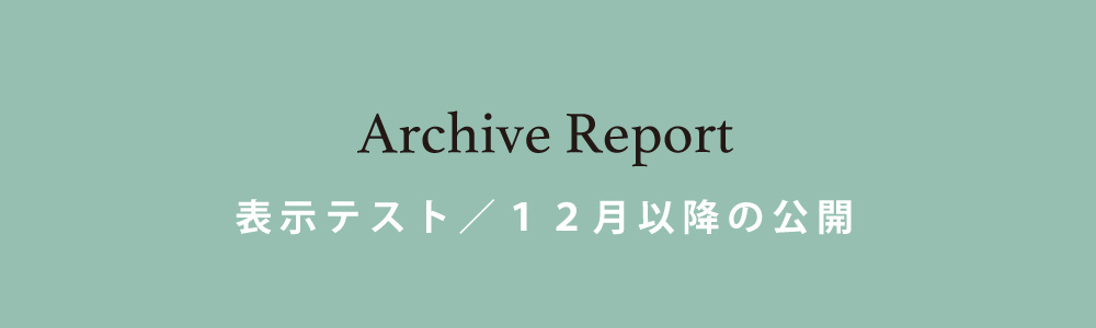 Archive Report